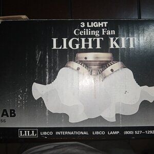 LK1 1AB 3 light ceiling fan light kit
